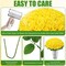 72PCS Yellow Artificial Roses Bulk – Realistic Silk Fake Flowers with Long Stems for Wedding, Home Decor, Birthday, Party Centerpieces, Bridal Shower & Event Decoration